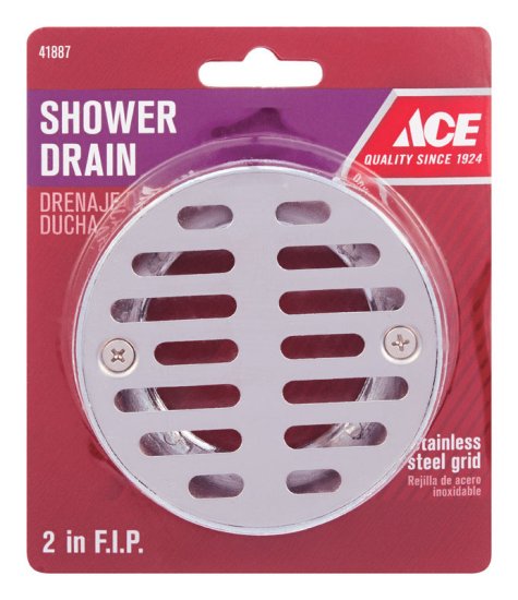 2 in. Dia. Stainless Steel Shower Drain