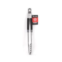(image for) Stainless Steel Black/Silver Grill Tongs 1 pk