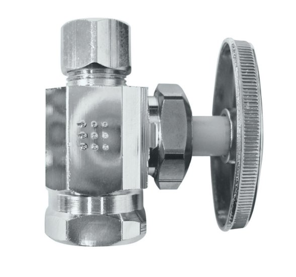 FIP Compression Brass Shut-Off Valve