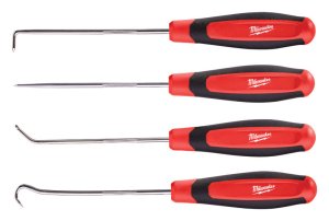 Milwaukee 4 in. Chrome Plated Steel Hook and Pick Set 4 pc