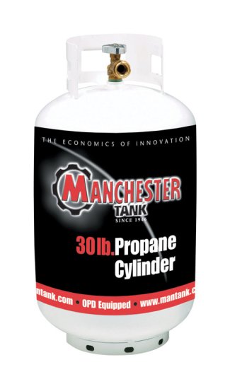 30 lb. Steel Type 1 Propane Cylinder