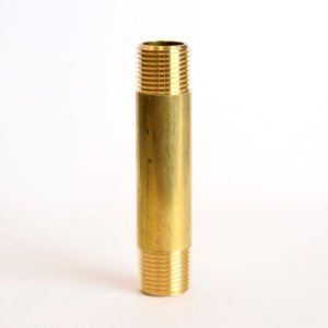 (image for)  3/8 in. MPT X 3/8 in. D MPT Yellow Brass Nipple 3 in. L