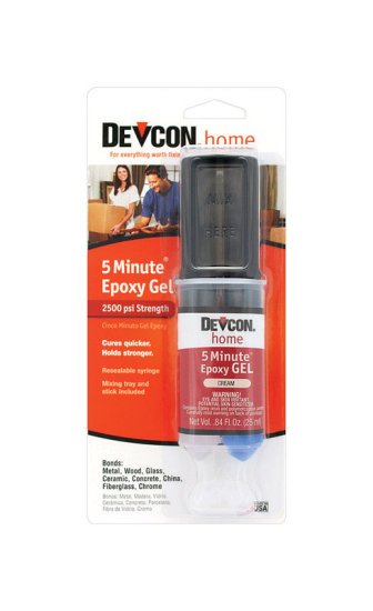 Devon 5 Minute High Strength Epoxy Gel 0.84 oz.