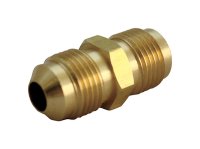 3/8 in. Flare x 3/8 in. Dia. Flare Brass Space Heater Union