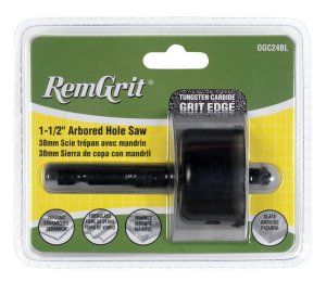 RemGrit 1-1/2 in. Dia. x 7/8 in. L Carbide Grit Hole Saw