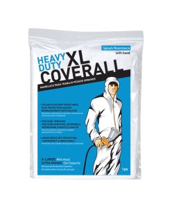 Polyolefin Coveralls White XL 1 pk