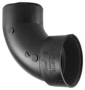 1-1/2 in. Hub x 1-1/2 in. Dia. Spigot ABS 90 Degr