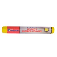 4.5 in. L x 0.5 in. W Lumber Crayon Yellow Metal 1 p