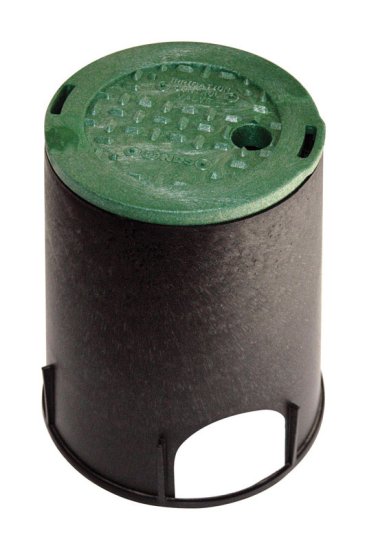 Round Valve Box with Overlapping Cover