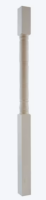 (image for) 8-ft x 6-in Primed Pine Wood Round Hollow core Porch post