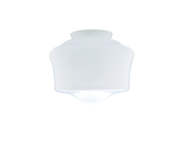 Schoolhouse White Glass Lamp Shade