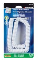 Just Hook It Up 12 ft. L White Telephone Handset C