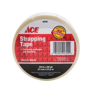 0.94 in. W x 60 yd. L Strapping Tape Clear