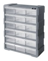 6-1/4 in. L x 15 in. W x 19 in. H Storage Organizer Plastic