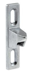 Chrome Steel Latch Strike 1 pk