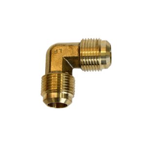 (image for)  5/8 in. Flare X 5/8 in. D Flare Brass 90 Degree Elbow