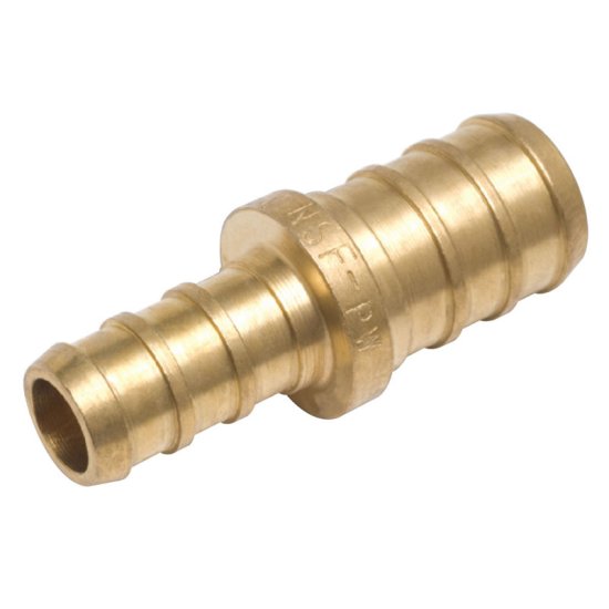 3/8 in. PEX x 1/2 in. Dia. PEX Brass Reducing Coupling