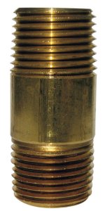 1/4 in. MPT x 1/4 in. Dia. x 6 in. L MPT Brass Nipple