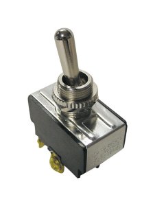 20 amps Single Pole Toggle Switch Black/Silver 1