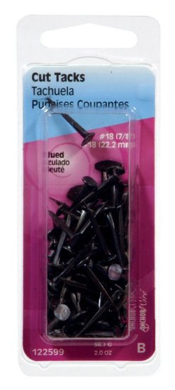 No. 18 x 7/8 in. L Blue Steel Cut Tacks 2 pk