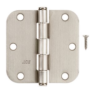 3-1/2 in. L Satin Nickel Residential Door Hinge 3 pk