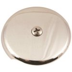 Bath Drain Face Plate 1 Hole (10-Pack)