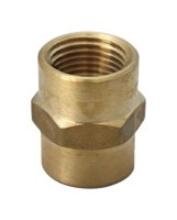 1/2 in. FPT x 1/4 in. Dia. FPT Brass Reducing Coupling