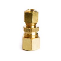 (image for)  3/8 in. Compression X 1/4 in. D Compression Yellow Brass Reducing Union