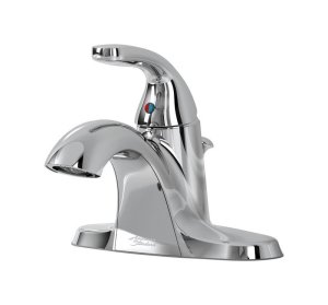 Chrome Bathroom Faucet 4 in. Cadet w/ Pop-Up