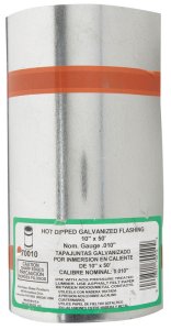 10 in. W x 50 ft. L Galvanized Steel Valley Flashing Si