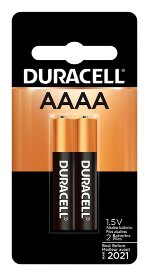 AAAA Alkaline Batteries 2 pk Carded