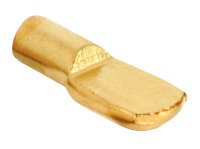 Gold Steel Shelf Support Peg 5 mm Ga. 0.8 in. L