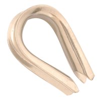 Polished Stainless Steel Wire Rope Thimble 1/16-1