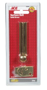 Bright Brass Brass Surface Bolt