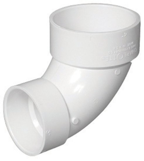 4 in. Hub x 3 in. Dia. Hub PVC Elbow