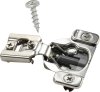 (image for) 1/2" Overlay Soft Close 105 Degree Concealed Cabinet Hinge 6-Way Adjustable (10 Pack)