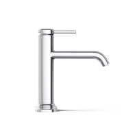 (image for) Chrome Single-Handle Single Hole Bathroom Sink Faucet 4 in.