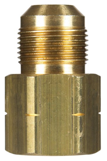 15/16 in. Flare x 3/4 in. Dia. Female Brass Gas Adapter