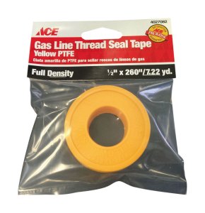 Yellow 260 in. L x 1/2 in. W Thread Seal Tape 0.07 oz.