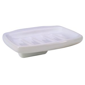 (image for) Ceramic Soap Dish, Slip-On Clip