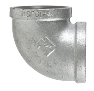 1/8 in. FIP x 1/8 in. Dia. FIP Galvanized Malleable Iron 90