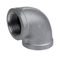 2 in. FPT x 2 in. Dia. FPT Stainless Steel Elbow