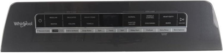 (image for) W11478525 OEM Top Load Washer User Interface Assembly