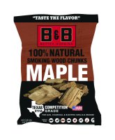 B&B Charcoal All Natural Maple Wood Smoking Chunks 549 cu in