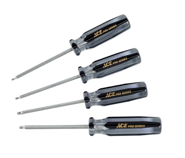 Pro 4 pc. Torx Screwdriver Set 9.8 in.