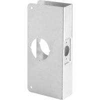 9 in. H x 3.875 in. L Stainless Steel Door Reinforcement 1-3/4