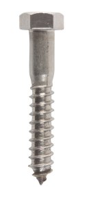 1/2 in. x 3 in. L Hex Stainless Steel Lag Screw 25 pk