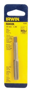 High Carbon Steel Metric Plug Tap 10mm-1.00 1 pc.