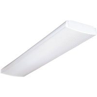 Lighting 4 ft. 2-Light White Fluorescent Low Profile Wr