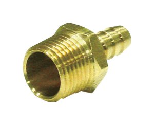 Brass 1/2 in. Dia. x 3/4 in. Dia. Adapter 1 pk